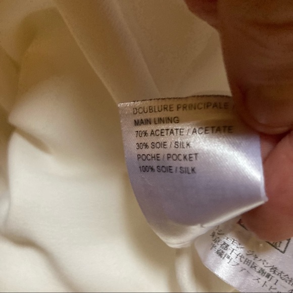 Chloé White V-Neck Mini Dress - Picture 8 of 10